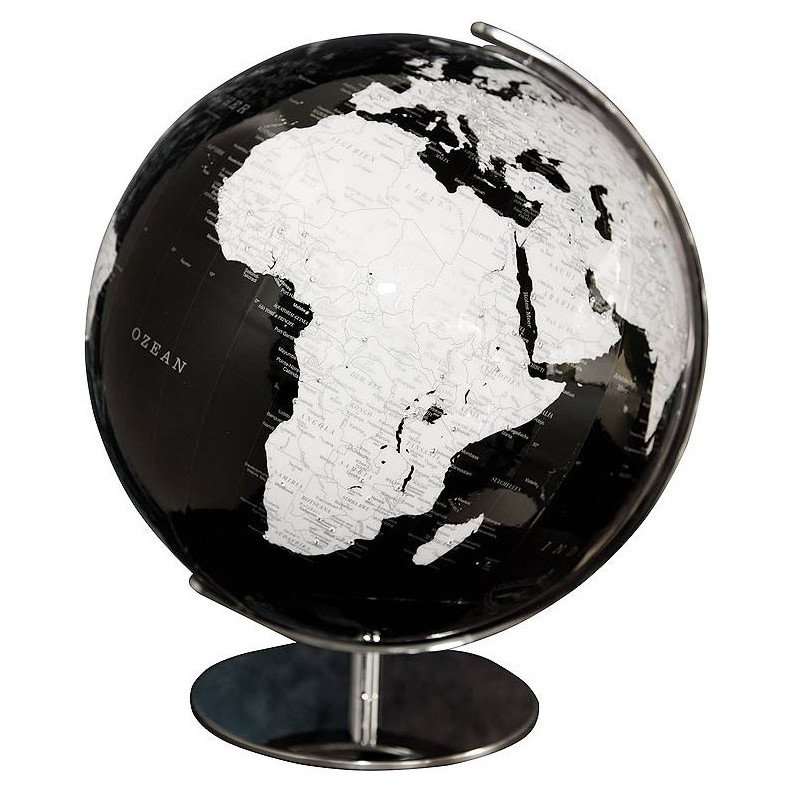 Columbus Globe Artline black with Swarovski jewels 40 cm diameter