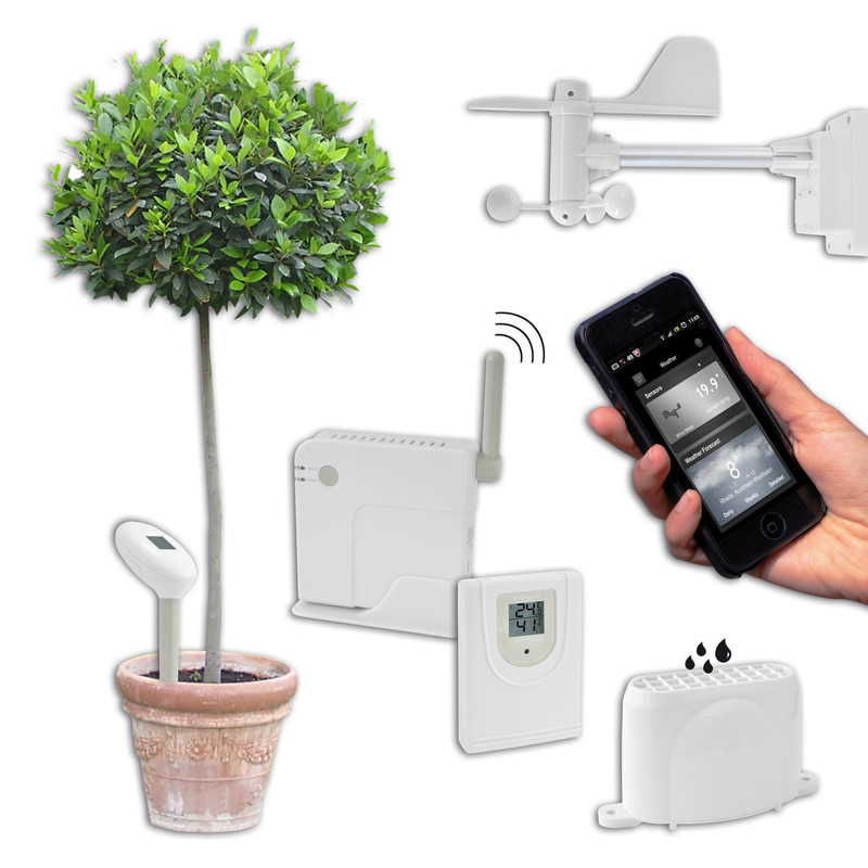 Bresser Wireless weather station Connect Set Wetter- und Klimaüberwachung per Smartphone