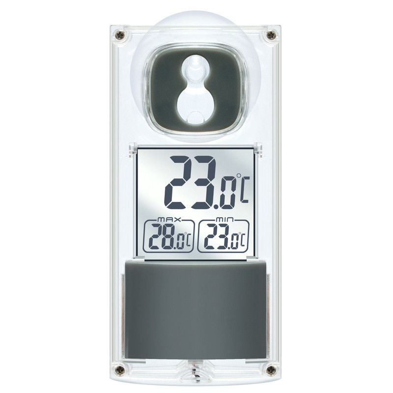 Bresser Weather station Solar window thermometer with suction cup