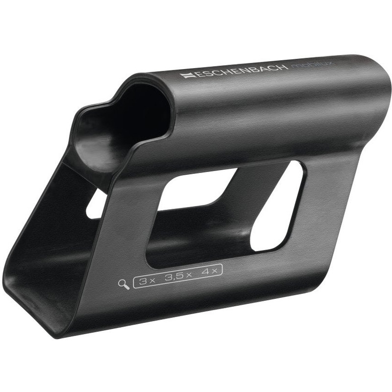 Eschenbach MOBASE stand for Mobilux LED illuminated pocket magnifiers: 3.0X/3.5X/4.0X