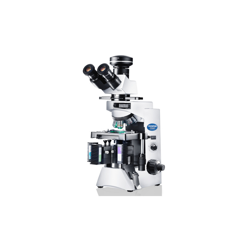 Evident Olympus Microscope CX41 fluorescence, trino, 40x,100x, 400x