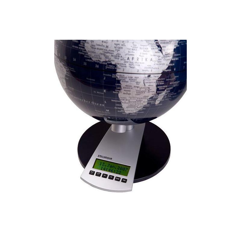 Stellanova World Time Globe black 20cm (German)