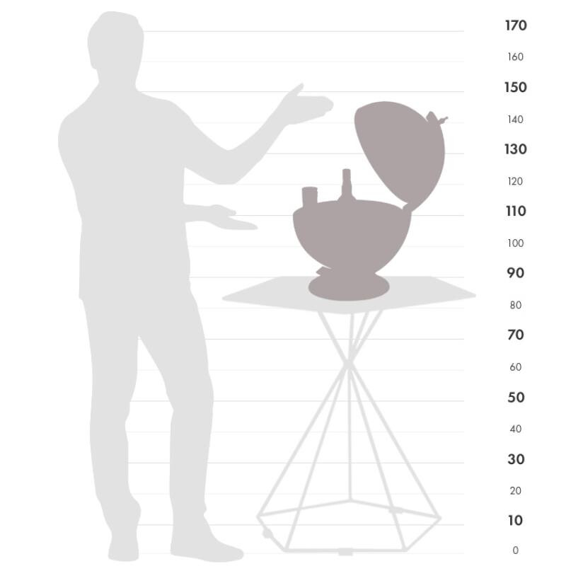 Zoffoli living Globe Bar Sfera 42 Ivory 42cm