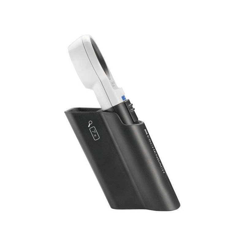 Eschenbach MOBASE stand for Mobilux 7.0X illuminated pocket magnifier