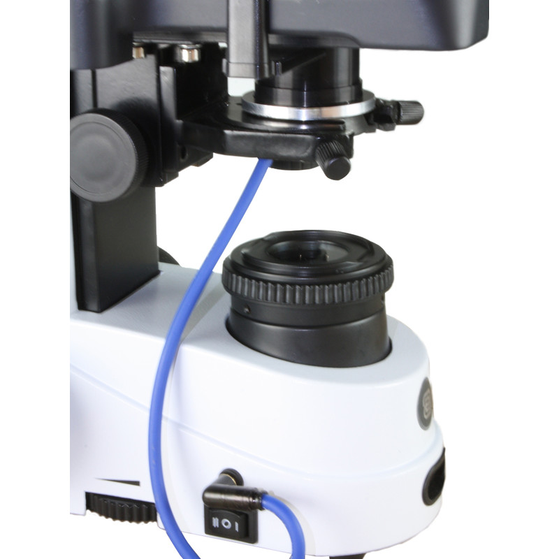 Euromex Microscope iScope IS.1153-PLi/DFI, DF, trino, infinity, plan, 4x-100x, 100x iris, IOS, spring, iCare, LED, 3W