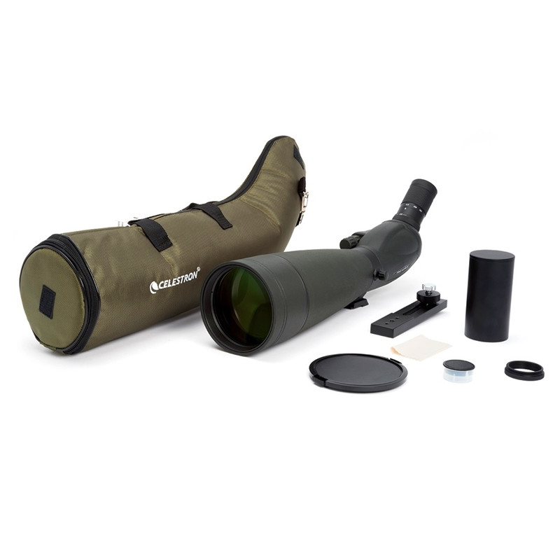 Celestron TrailSeeker 22-67x100 spotting scope, angled eyepiece