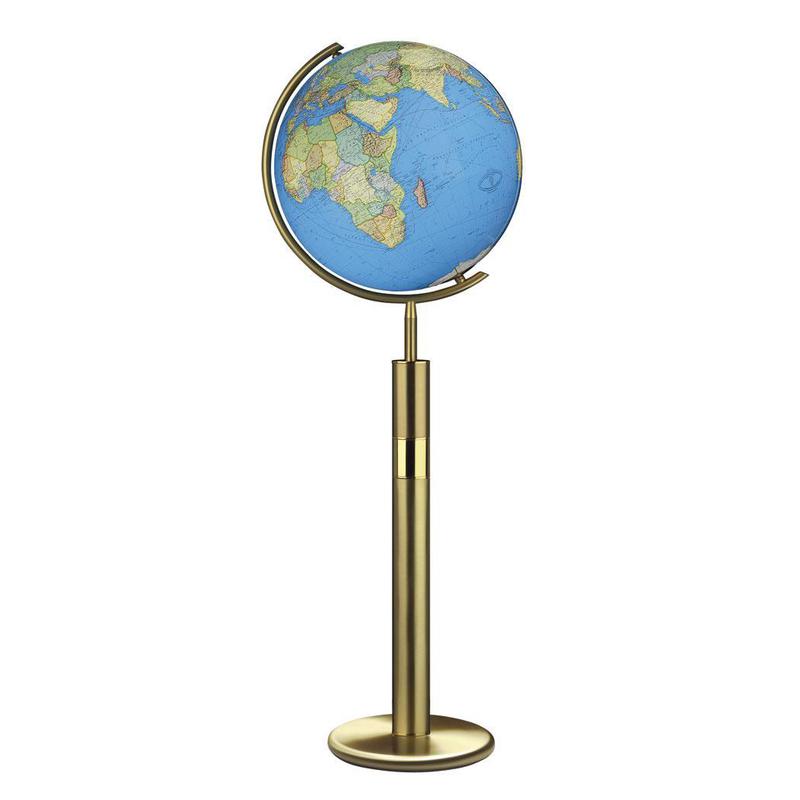 Columbus Floor globe Duo Brass 40cm (English)