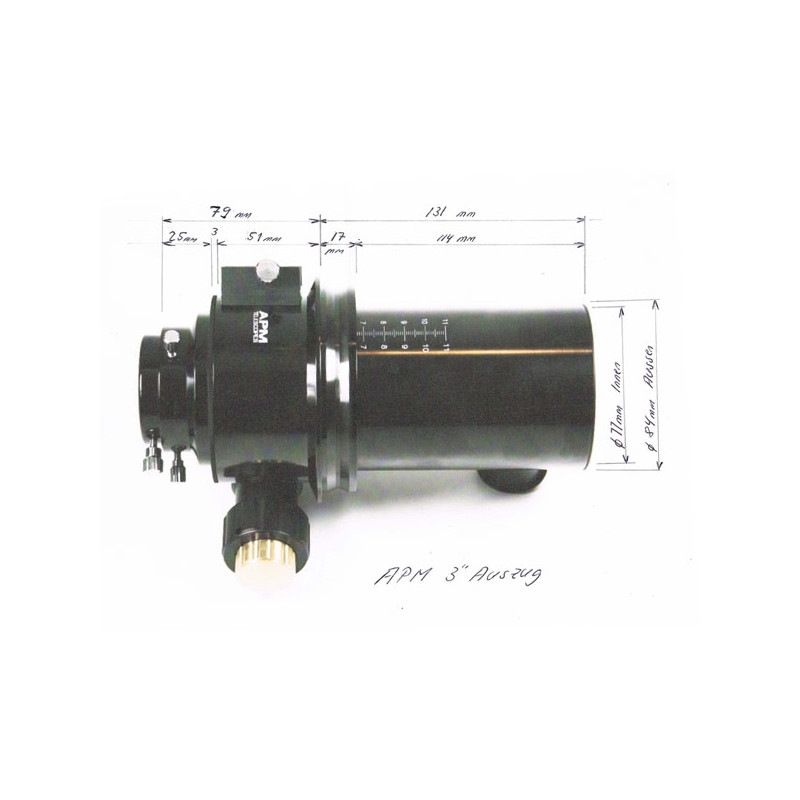 APM Rack and Pinion Focuser 3"