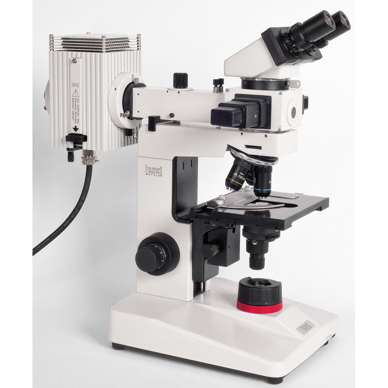 Hund Microscope AFL Plan 50, HBO 50W, bino, fluo, 100x - 1000x