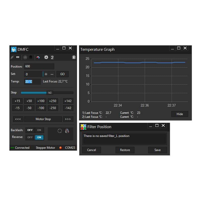 PegasusAstro Dual Motor Focus Controller DMFC