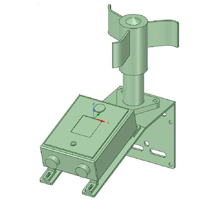 Lunatico Bracket for mounting weather sensor and anemometer