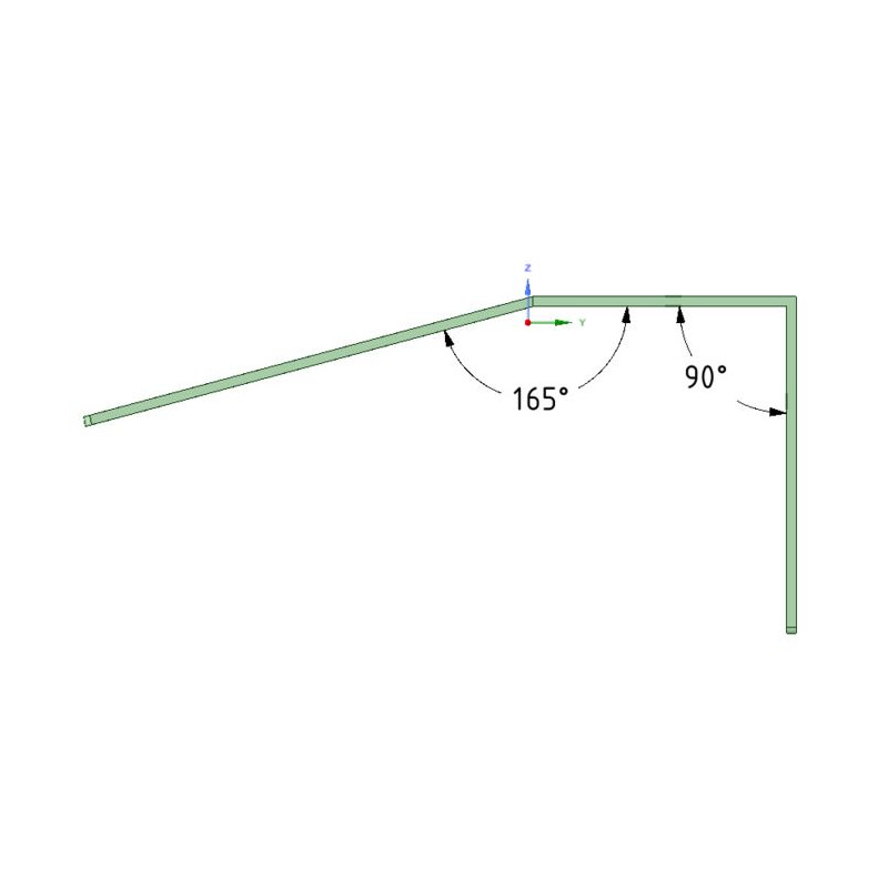 Lunatico Bracket for mounting weather sensor and anemometer