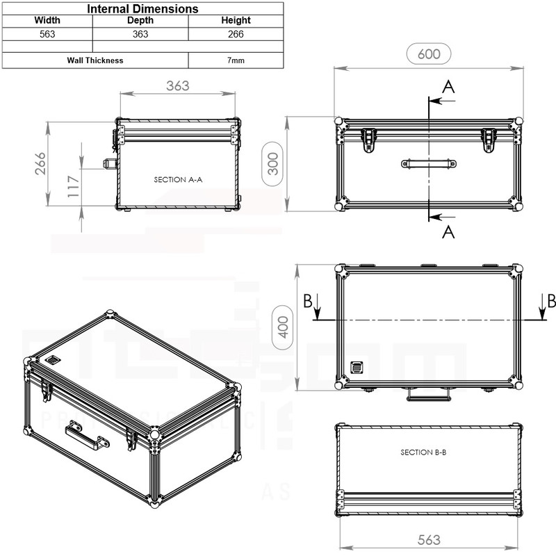 Omegon Transport case for Nexstar 6SE telescope