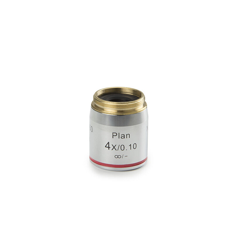 Euromex Objective DX.7204, 4x/0.10 Pli, plan, infinity, w.d. 30 mm (Delphi-X)