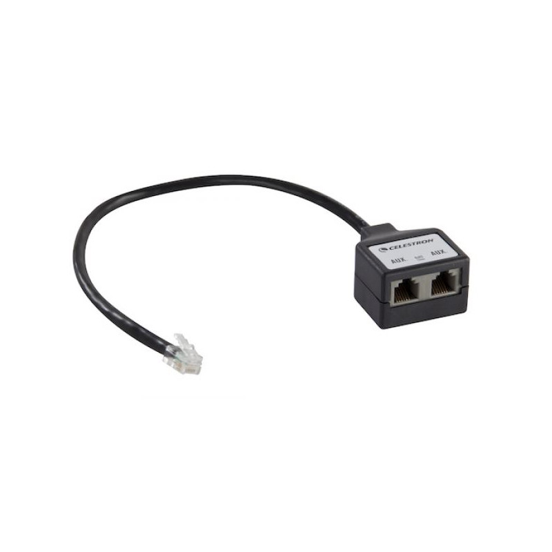 Celestron Cable Aux Port splitter for AS-GT mounts