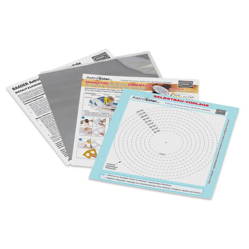 Baader Sun filter foil AstroSolar® ECO-size OD 5.0 140x155mm