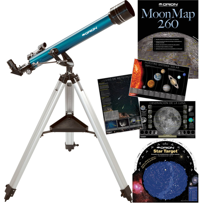 Orion Telescope AC 60/700 Observer AZ-1 conjunto de iniciación