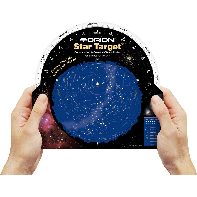 Orion Star Target Planisphere 40-60 degree north