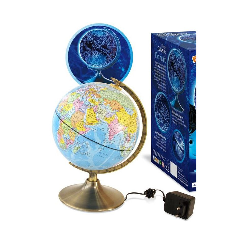 Buki Day and night globe German 21cm