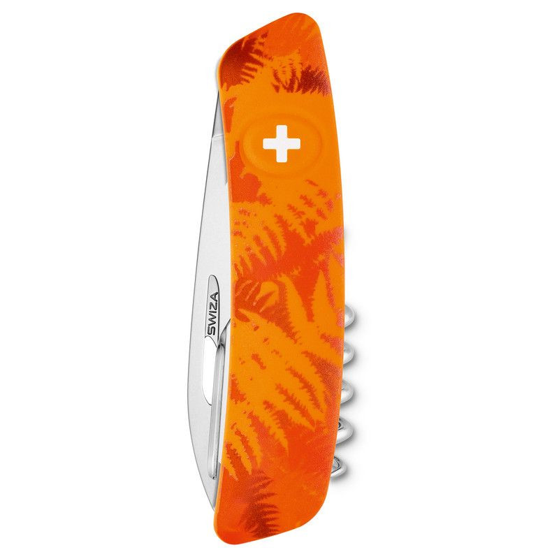 SWIZA Knives C01 Swiss Army Knife, FILIX Camo Fern Orange