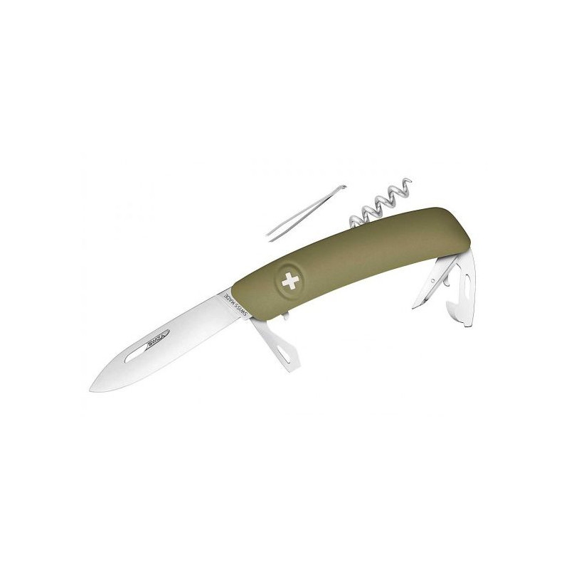 SWIZA Knives D03 Swiss Army Knife, khaki