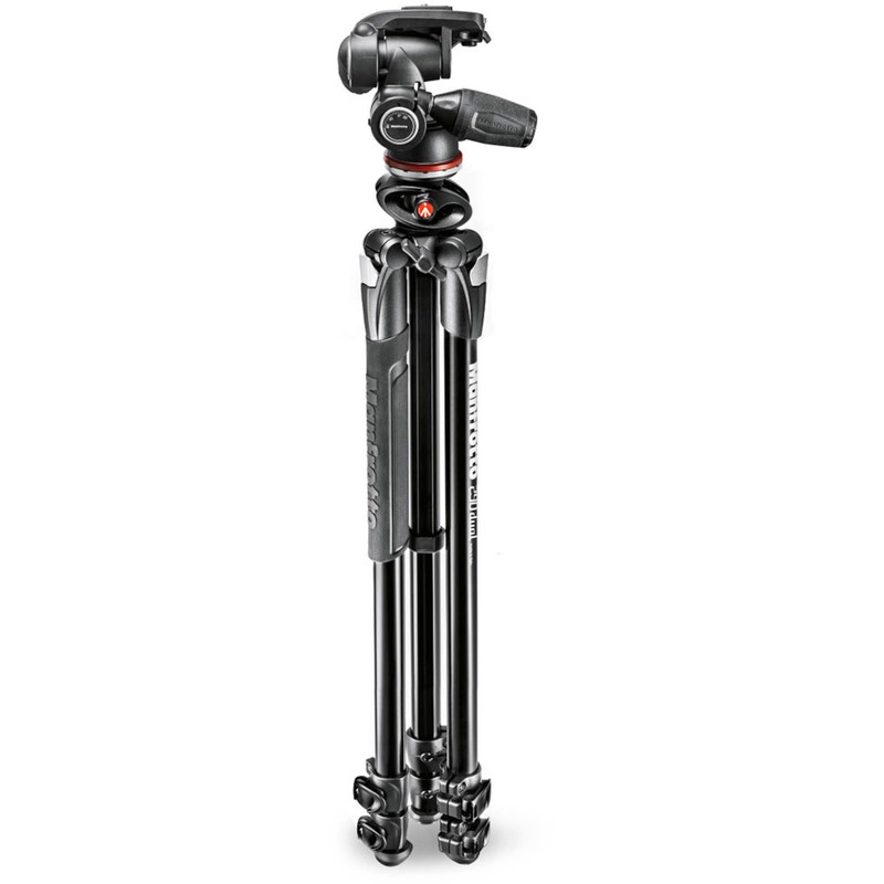 Manfrotto Aluminium tripod MK290DUA3-3W with 3-way tilt unit