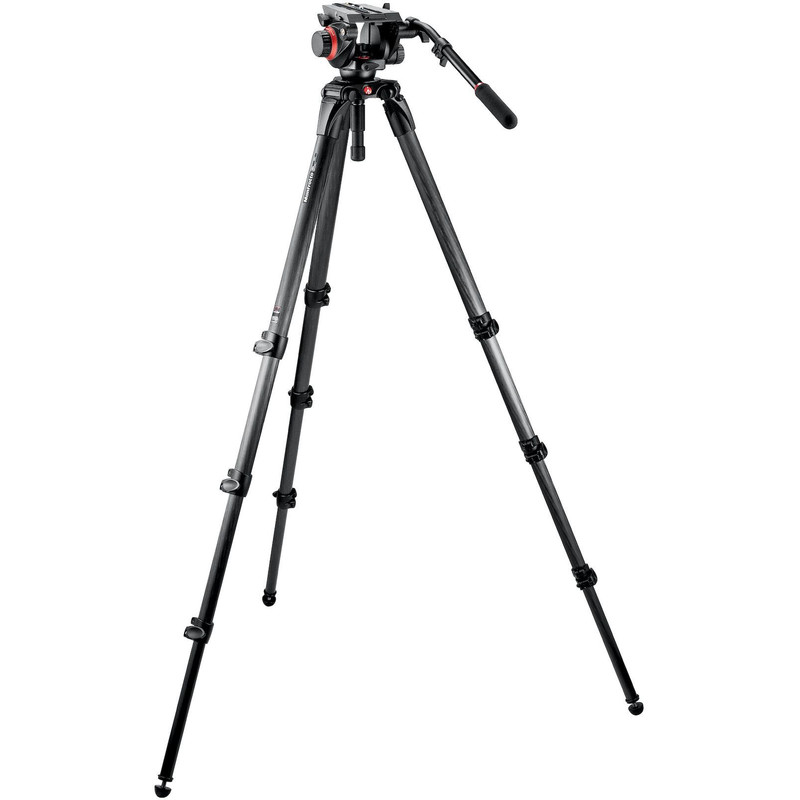 Manfrotto 504HD, 536K tripod with video head and levelling bowl