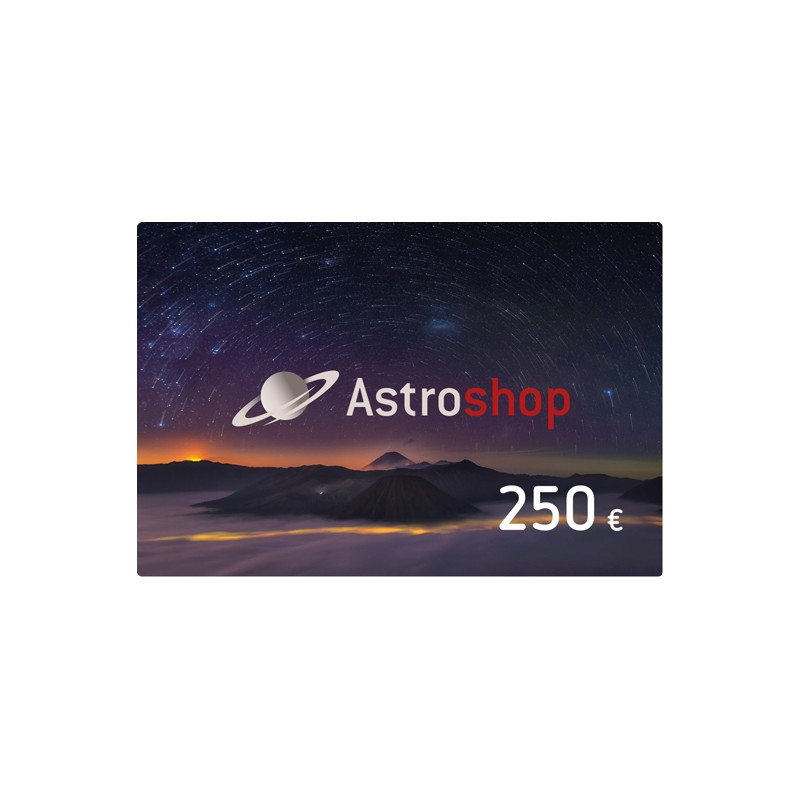 Astroshop voucher at a Value of 250 €