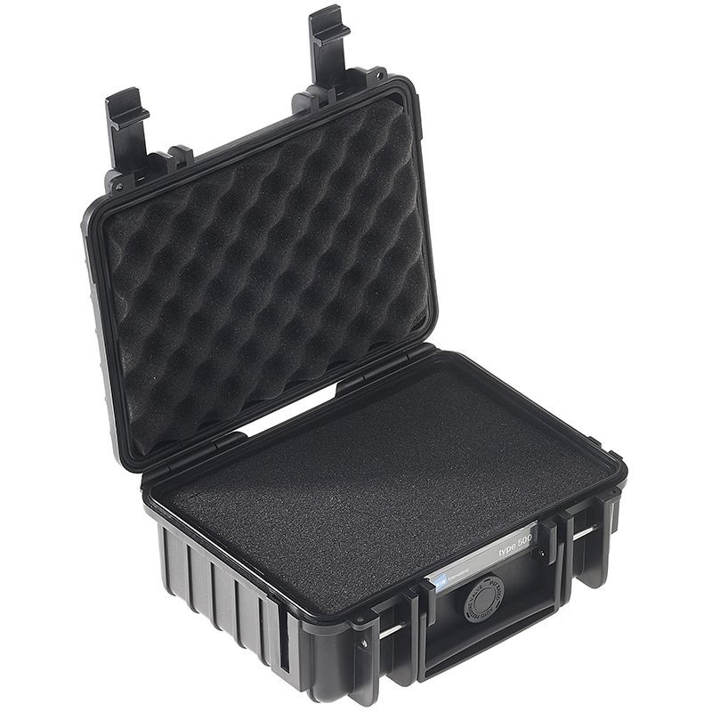 B+W Type 500 case, black/foam lined