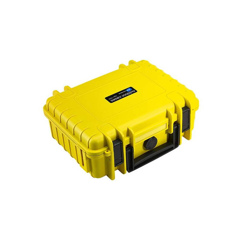 B+W Type 1000 case, yellow/empty