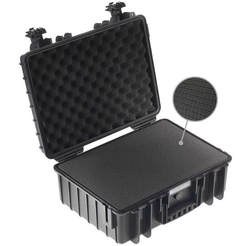 B+W Type 5000 case, black/foam lined