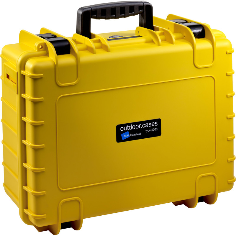 B+W Type 5000 case, yellow/empty