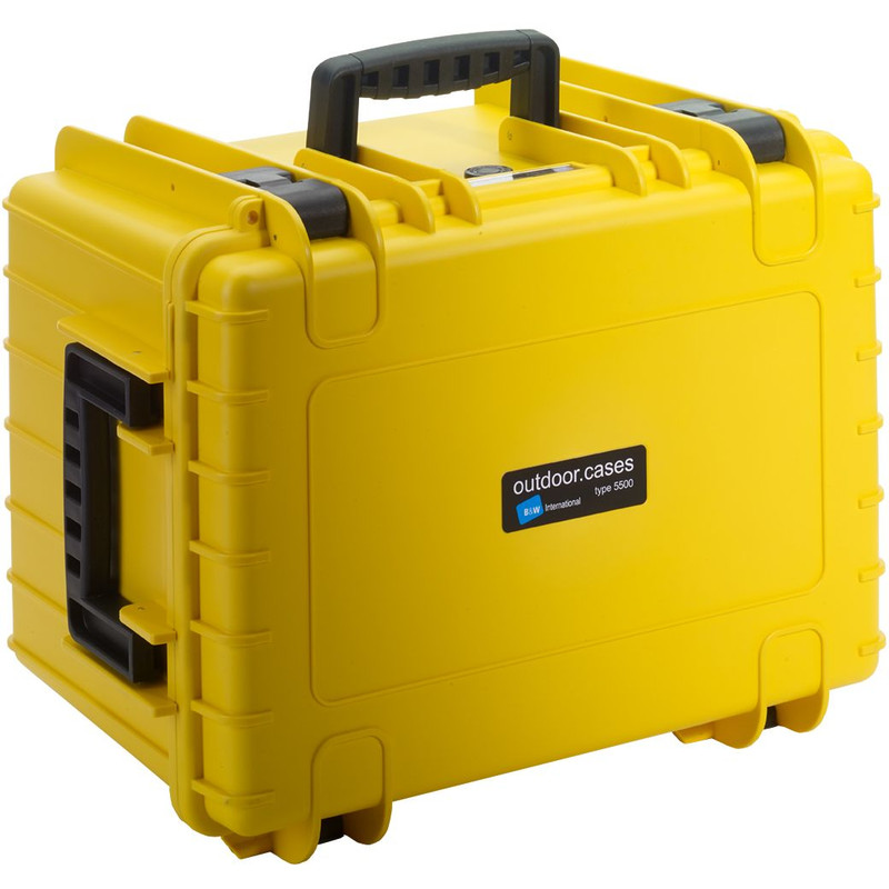 B+W Type 5500 case, yellow/empty