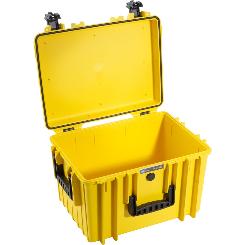 B+W Type 5500 case, yellow/empty