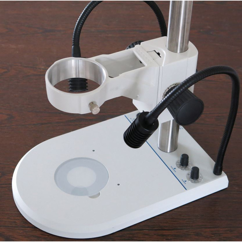 Pulch+Lorenz Stand column MikstaLED M 2 microscope spots, with transmitted lighting