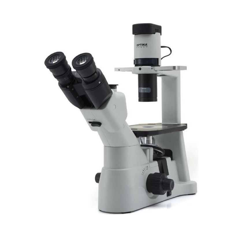 Optika Inverted microscope Mikroskop IM-3, trino, invers, phase, IOS LWD W-PLAN, 100x-400x, EU