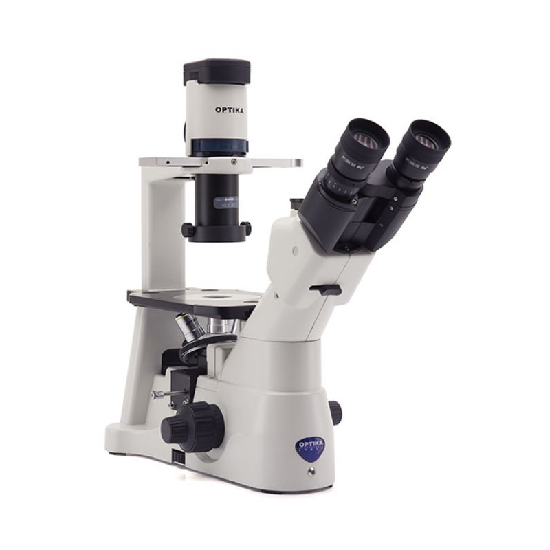 Optika Inverted microscope IM-3LD, IOS, LED-FLUO, LWD, 400x, trino