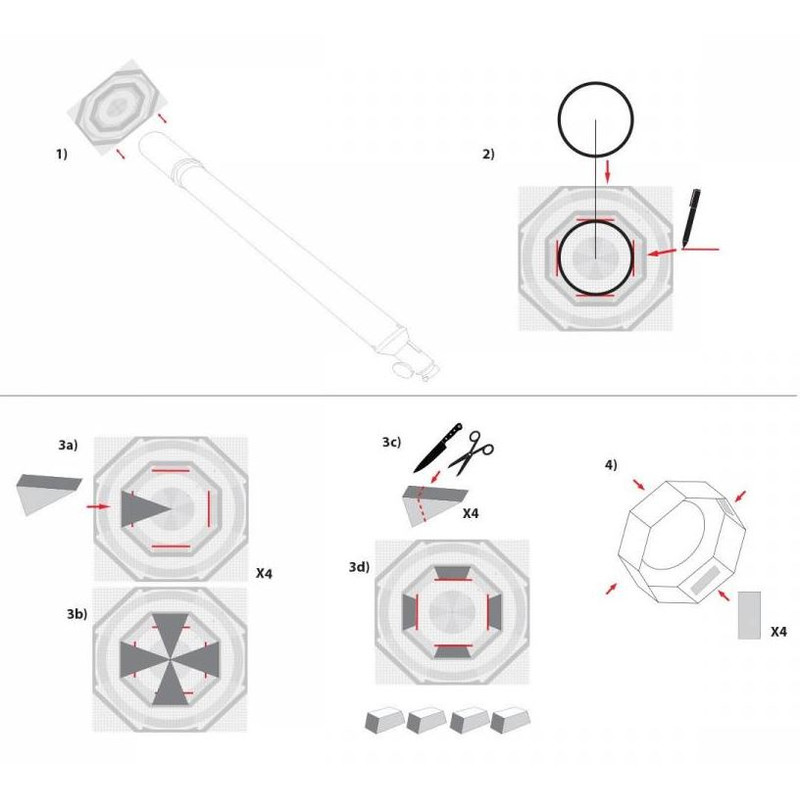 Explore Scientific Solar Filters Sun Catcher sun filter for 150-160mm Newtonians