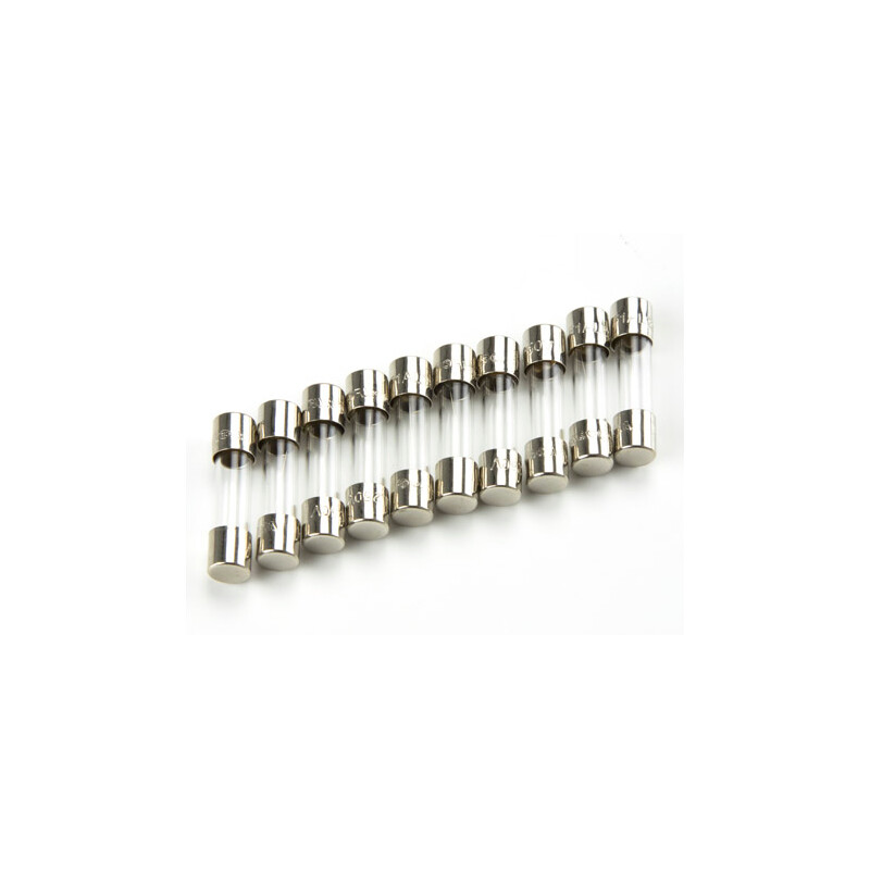 Euromex Fuses, 5A, 250V, 10 pcs, 100W for microscope halogen unit, AE.5216 (Delphi-X)