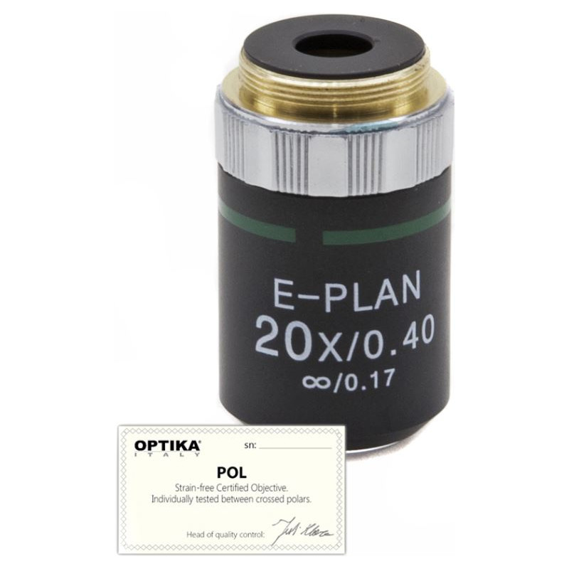 Optika Objective 20x/0.40, infinity, N-plan, POL, (B-383POL), M-146P