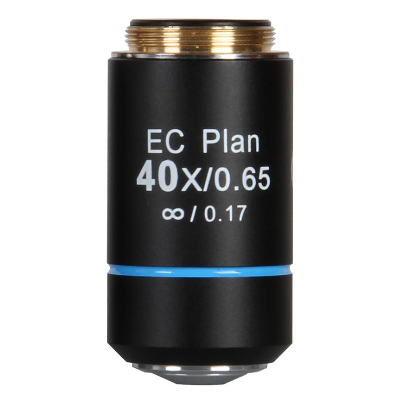 Motic EC PL, CCIS, plan, achro microscope objective, 40X/0.65, S, w.d. 0.5mm (BA-210)