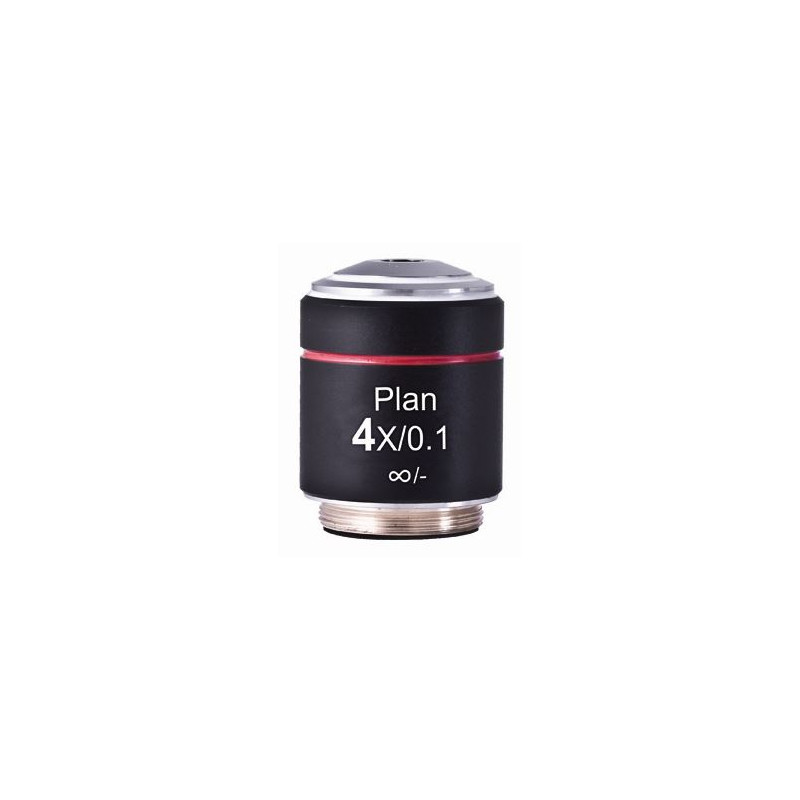 Motic PL, CCIS, plan, achromat 4X /0.10 w.d. 12.6mm microscope objective (AE2000)