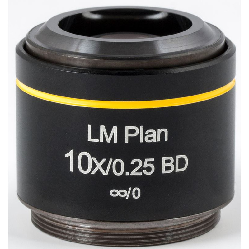 Motic Objective LM BD PL, CCIS, LM, plan, achro, BD 10x/0.25, w.d.16.3mm (AE2000 MET)