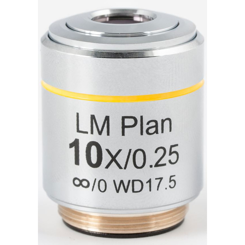 Motic Objective LM PL, CCIS, LM, plan, achro, 10X/0.3, w.d.17.5mm (AE2000 MET)