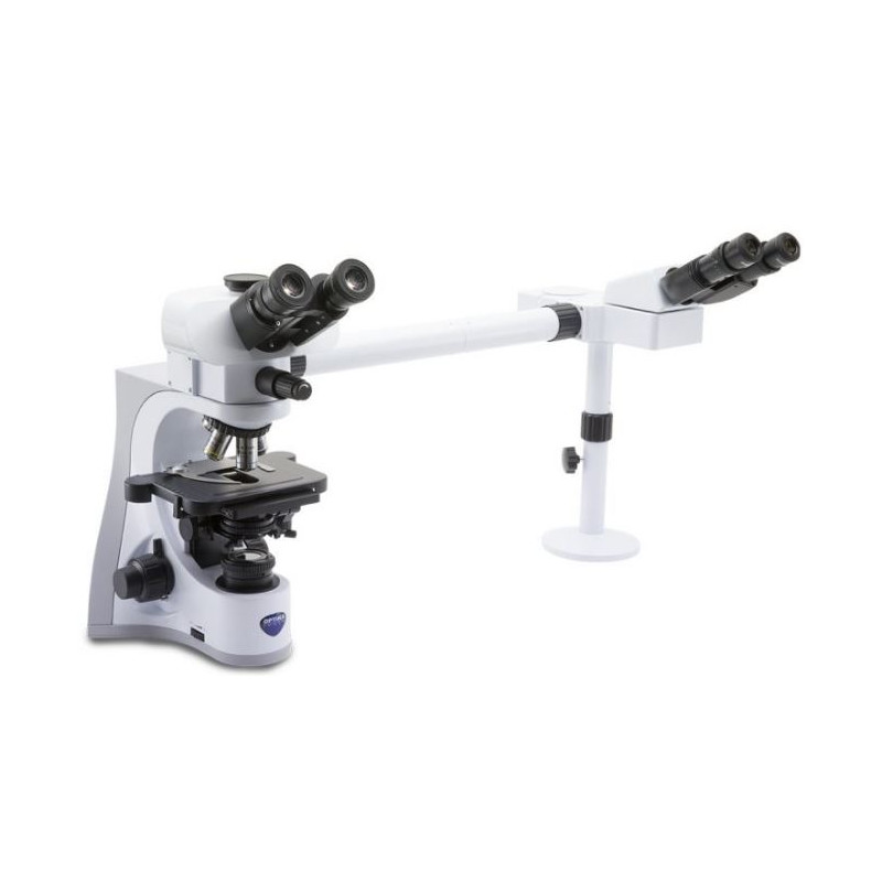 Optika Microscope B-510-2, diskussion, trino, 2-head, IOS W-PLAN, 40x-1000x, EU