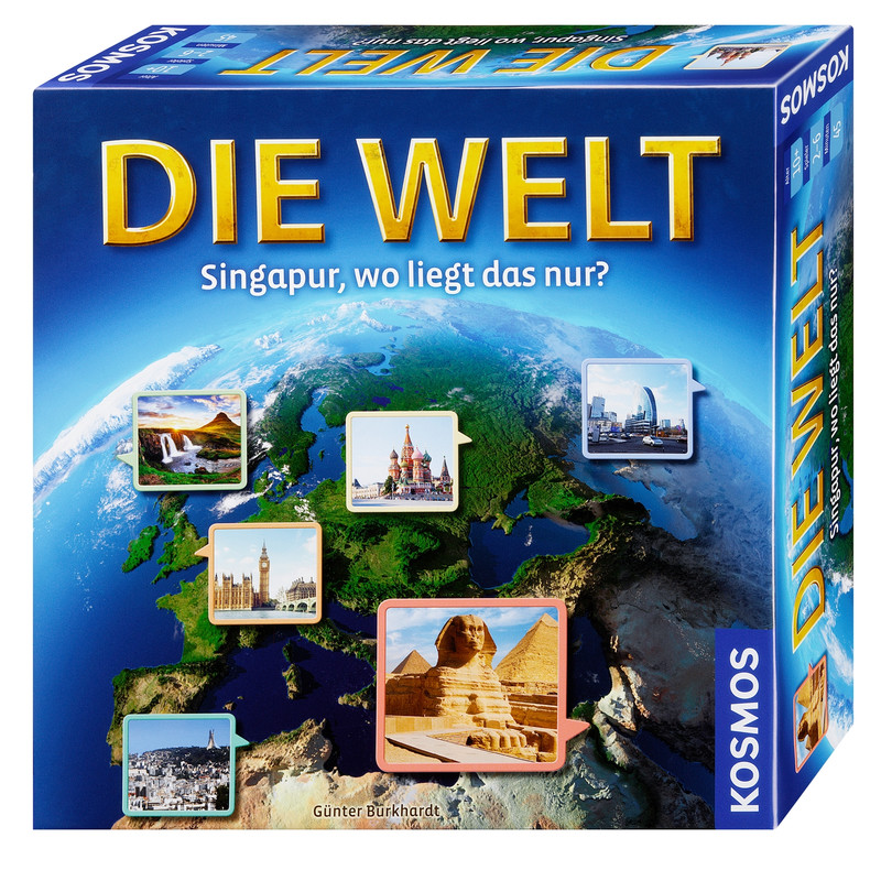 Kosmos Verlag game The World - Singapore, where is it?