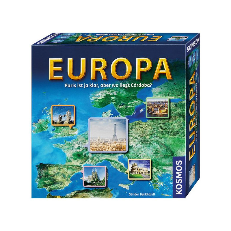 Kosmos Verlag Europe Game – Paris is obvious, but where is Córdoba?