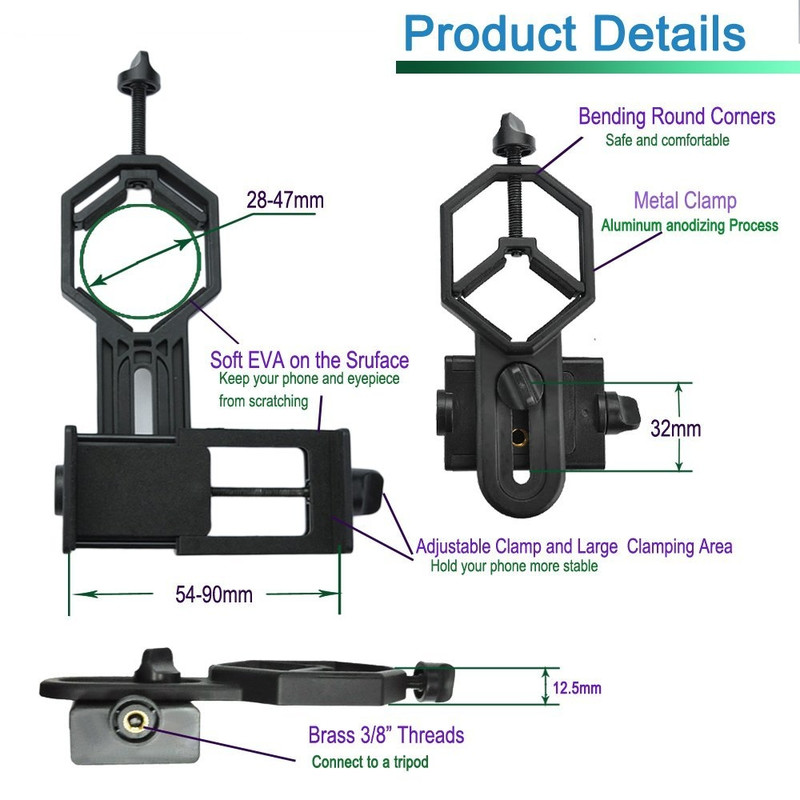 ASToptics Smartphone adapter for spotting scope/telescope