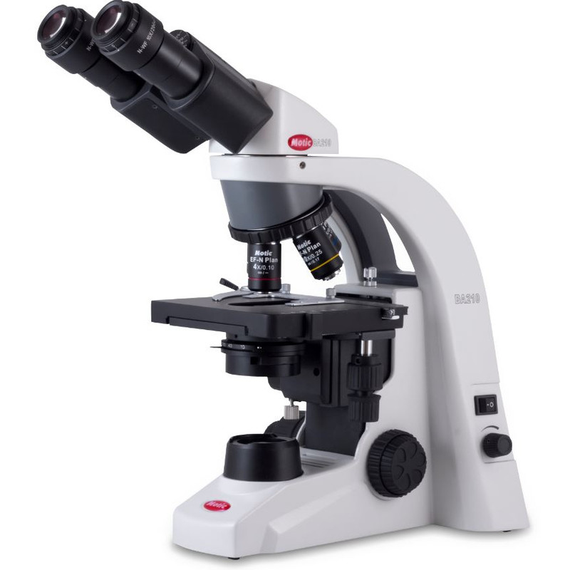 Motic Microscope BA210, LED, 4x-400x, infinity, bino