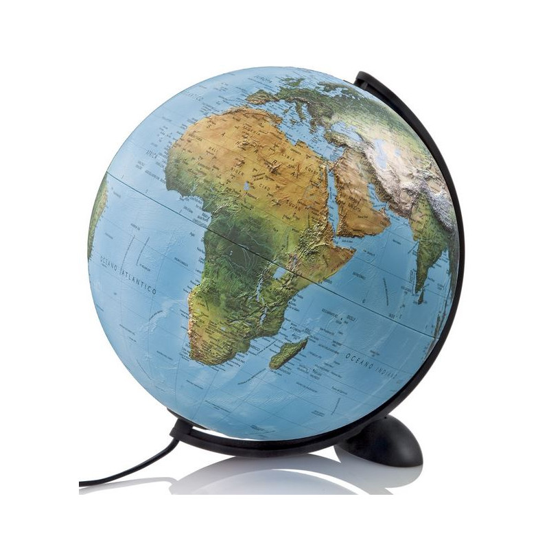 Räthgloben Raised relief globe Ellipse R 30cm